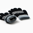 Перчатки детские MINAKU, цвет черный, 15 см - фото 25543937