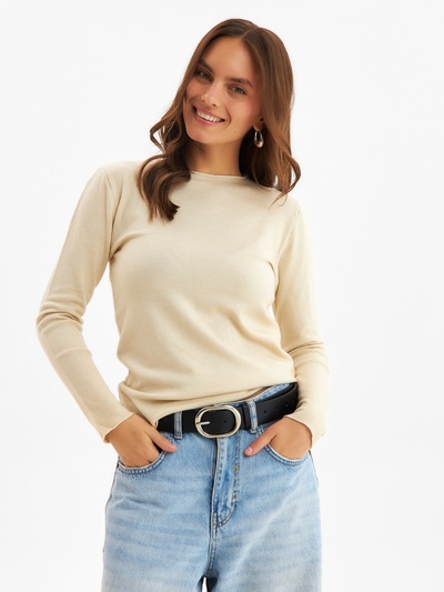 Джемпер женский MINAKU, тёмно-бежевый, размер 42-44