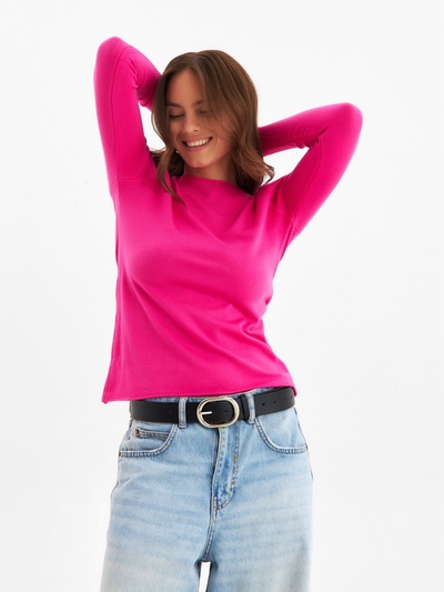 Джемпер женский MINAKU, фуксия, размер 42-44
