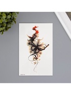 Переводная тату на тело цветная «Бабочка в чернилах», 11.4?21 см (комплект 2 шт) - фото 43787117 Переводная тату на тело цветная «Бабочка в чернилах», 11.4?21 см (комплект 2 шт) - фото 43787117