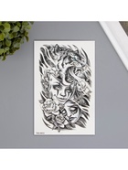 Переводная тату на тело чёрная «Театр», 12×19 см - фото 115681690 Переводная тату на тело чёрная «Театр», 12×19 см - фото 115681690