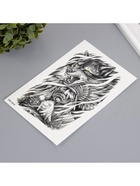 Переводная тату на тело чёрная «Вождь. Сопротивление», 12×19 см 10539402 - фото 13719623 Переводная тату на тело чёрная «Вождь. Сопротивление», 12×19 см 10539402 - фото 13719623
