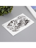 Переводная тату на тело чёрная «Хищница», 12?19 см (комплект 2 шт) - фото 42933950 Переводная тату на тело чёрная «Хищница», 12?19 см (комплект 2 шт) - фото 42933950