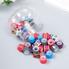 Клейкая лента набор в банке 40 шт. «Цвета», пластик, моток 1.2 см×2.8 м, банка 6.5×10×10 см, МИКС - Фото 4