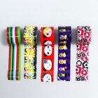 Клейкая лента набор в банке 40 шт. «Цвета», пластик, моток 1.2 см×2.8 м, банка 6.5×10×10 см, МИКС - Фото 9