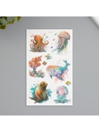 Переводные тату на тело светящиеся с блёстками «Крупные морские жители», 7.5?12 см (комплект 2 шт) - фото 42933964 Переводные тату на тело светящиеся с блёстками «Крупные морские жители», 7.5?12 см (комплект 2 шт) - фото 42933964