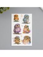 Переводные тату на тело светящиеся с блёстками «Совушки», 7.5?12 см (комплект 2 шт) - фото 42933967 Переводные тату на тело светящиеся с блёстками «Совушки», 7.5?12 см (комплект 2 шт) - фото 42933967