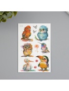 Переводные тату на тело светящиеся с блёстками «Птички», 7.5?12 см (комплект 2 шт) - фото 42934015 Переводные тату на тело светящиеся с блёстками «Птички», 7.5?12 см (комплект 2 шт) - фото 42934015