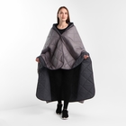 Плед-подушка-палантин LoveLife 135*200/50*50, цв. графит - фото 25529689 Плед-подушка-палантин LoveLife 135*200/50*50, цв. графит - фото 25529689