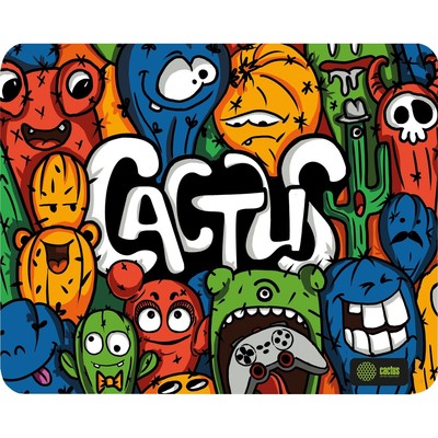 Коврик для мыши Cactus Colorful Cacti CS-MP-PRO07XL, 400×300×3 мм