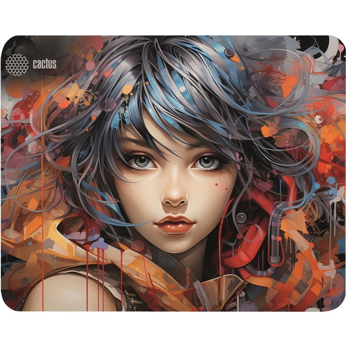 Коврик для мыши Cactus Girl 400×300×3 мм (CS-MP-PRO11XL) - Фото 1