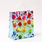 Пакет подарочный «Праздник» мягкий пластик 26×23 см - Фото 1