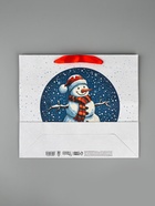 Пакет подарочный крафтовый, «С Новым годом», 30×26×9 см - Фото 6