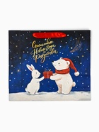 Пакет подарочный крафтовый, «В Новогоднюю ночь», 30×26×9 см - Фото 5