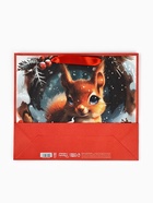 Пакет подарочный крафтовый, «С Новым Годом», 30?26?9 см (комплект 2 шт) - фото 63608295