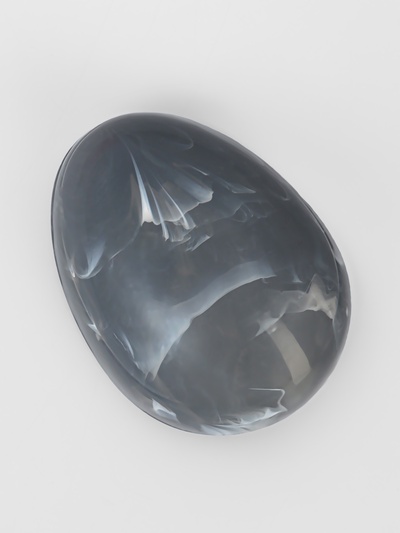 Расчёска массажная, 9×7 см, серая