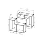 Полка навесная ПН-7 640х218х496, Белый - фото 14553587