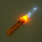 Палочка для чистки ушей Luazon LES-03, LED-подсветка, 3 насадки, от батареек (в комплекте) - Фото 3