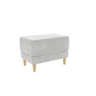 Пуф «Рондо 2», 600×400×455 мм, велюр, цвет галька - Фото 1