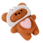 Сквиш антистресс мялка «Мишка»в шапочке - Фото 3