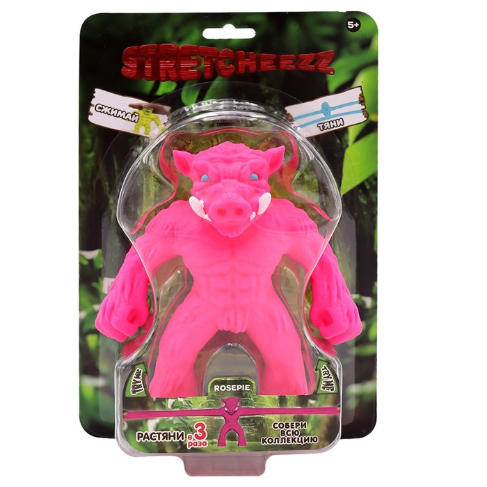 

Фигурка-тянучка Stretcheezz «Кабан», цвет ярко-розовый, 14 см