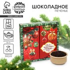 Новый год! Подарочный набор: шоколад, 70 г., чай чёрный со вкусом: Зимняя вишня, 20 г., «Всё исполнит Новый год» 10413395 - фото 13529707