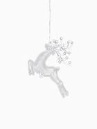 Набор ёлочных игрушек 3 шт. «Зимнее волшебство. Скачущий олень с текстурой» пластик, 7×7 см, прозрачный 10514198