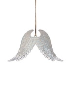 Ёлочная игрушка «Зимнее волшебство. Крылья ангела сияние» пластик, 9.5×15 см, прозрачный - Фото 7