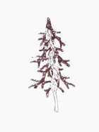 Ёлочная игрушка «Зимнее волшебство. Ёлочка блеск сияние», 15×9 см, прозрачно-розовый 10514253