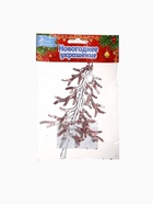 Ёлочная игрушка «Зимнее волшебство. Ёлочка блеск сияние», 15×9 см, прозрачно-розовый - Фото 7