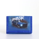 Кошелёк детский на липучке Выбражулька, синий - Фото 3