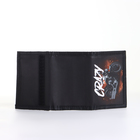 Кошелёк детский Crazy Выбражулька, на липучке, чёрный - Фото 4