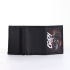 Кошелёк детский Crazy Выбражулька, на липучке, чёрный - Фото 6
