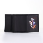 Кошелёк детский Power cars Выбражулька, на липучке, чёрный - фото 65544966