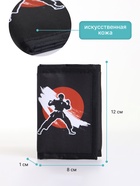 Кошелёк детский «Карате», на липучке, Выбражулька, чёрный - Фото 2