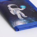 Кошелёк детский «Астронавт», на липучке, Выбражулька, синий - Фото 3