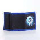 Кошелёк детский «Космонавт», на липучке, Выбражулька, синий - Фото 4