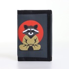 Кошелёк детский на липучке «Выбражулька», тёмно-серый - Фото 3