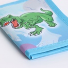 Кошелёк детский «Рэкс» Выбражулька, на липучке, голубой - Фото 5