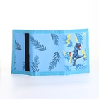 Кошелёк детский «Баскетбол» Выбражулька, на липучке, голубой - фото 65544992