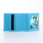 Кошелёк детский «Динозавр» Выбражулька, на липучке, голубой - Фото 8