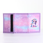 Кошелёк детский на липучке «Выбражулька», сиреневый - Фото 6