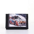 Кошелёк детский «Дрифт» Выбражулька, на липучке, чёрный - Фото 3