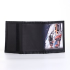 Кошелёк детский «Дрифт» Выбражулька, на липучке, чёрный - фото 65545015