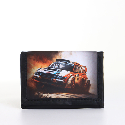 Кошелёк детский «Погоня» Выбражулька, на липучке, чёрный