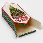 Коробка - конфета новогодняя подарочная складная «С Новым годом», 14×22×8 см - Фото 3