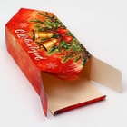 Коробка - конфета новогодняя подарочная складная «С Новым годом», 14×22×8 см - Фото 3