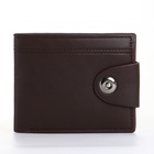Портмоне мужское на магните, 2 отделения и отделение на молнии, коричневое - Фото 8