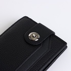 Портмоне мужское на магните, чёрное - Фото 8