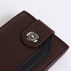 Портмоне мужское на магните, коричневое - Фото 6